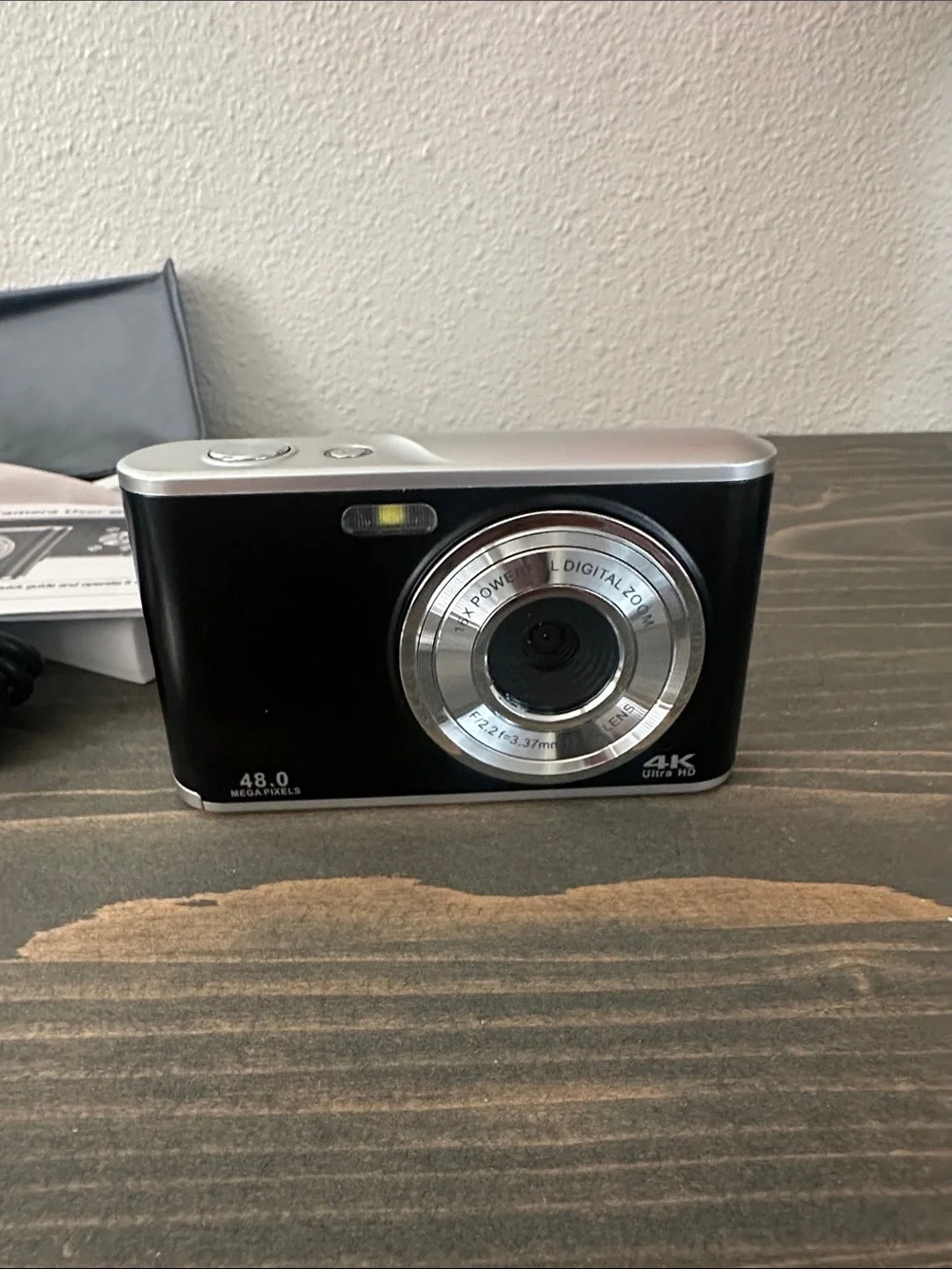 Compact 4K Digital Camera - Black